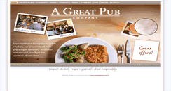 Desktop Screenshot of agreatpub.co.uk